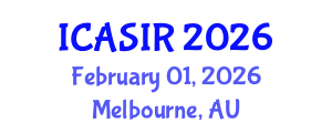 International Conference on Administrative Science and International Relations (ICASIR) February 01, 2026 - Melbourne, Australia