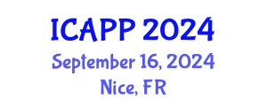 International Conference on Adolescent Psychiatry and Psychology (ICAPP) September 16, 2024 - Nice, France