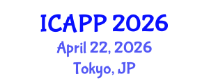 International Conference on Adolescent Psychiatry and Psychology (ICAPP) April 22, 2026 - Tokyo, Japan