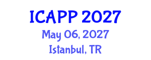 International Conference on Adolescent Psychiatry and Psychology (ICAPP) May 06, 2027 - Istanbul, Turkey International Conference on Adolescent Psychiatry and Psychology (ICAPP) May 06, 2027 - Istanbul, Turkey