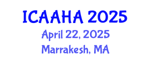 International Conference on Adsorption Analysis and Heterogeneous Adsorption (ICAAHA) April 22, 2025 - Marrakesh, Morocco