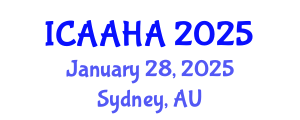 International Conference on Adsorption Analysis and Heterogeneous Adsorption (ICAAHA) January 28, 2025 - Sydney, Australia
