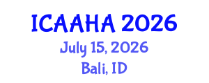 International Conference on Adsorption Analysis and Heterogeneous Adsorption (ICAAHA) July 15, 2026 - Bali, Indonesia