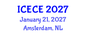 International Conference on Adult and Continuing Education (ICECE) January 21, 2027 - Amsterdam, Netherlands International Conference on Adult and Continuing Education (ICECE) January 21, 2027 - Amsterdam, Netherlands