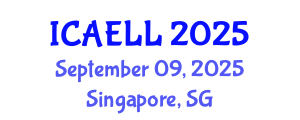 International Conference on Adult Education and Lifelong Learning (ICAELL) September 09, 2025 - Singapore, Singapore