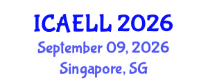 International Conference on Adult Education and Lifelong Learning (ICAELL) September 09, 2026 - Singapore, Singapore