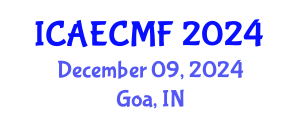 International Conference on Adult Education, Challenges and Motivating Factors (ICAECMF) December 09, 2024 - Goa, India