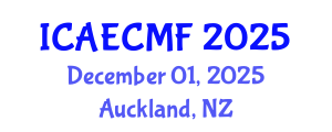 International Conference on Adult Education, Challenges and Motivating Factors (ICAECMF) December 01, 2025 - Auckland, New Zealand