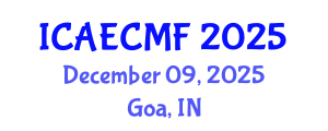 International Conference on Adult Education, Challenges and Motivating Factors (ICAECMF) December 09, 2025 - Goa, India