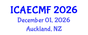 International Conference on Adult Education, Challenges and Motivating Factors (ICAECMF) December 01, 2026 - Auckland, New Zealand International Conference on Adult Education, Challenges and Motivating Factors (ICAECMF) December 01, 2026 - Auckland, New Zealand