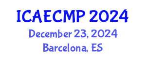 International Conference on Adult Education, Comparative Methods and Principles (ICAECMP) December 23, 2024 - Barcelona, Spain