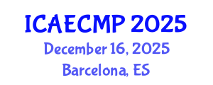International Conference on Adult Education, Comparative Methods and Principles (ICAECMP) December 16, 2025 - Barcelona, Spain