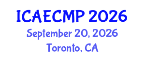 International Conference on Adult Education, Comparative Methods and Principles (ICAECMP) September 20, 2026 - Toronto, Canada