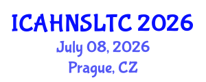 International Conference on Adult Health, Nursing Systems and Long Term Conditions (ICAHNSLTC) July 08, 2026 - Prague, Czechia