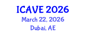 International Conference on Adult Vocational Education (ICAVE) March 22, 2026 - Dubai, United Arab Emirates