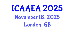 International Conference on Advanced Aerospace Engineering and Aerostructures (ICAAEA) November 18, 2025 - London, United Kingdom