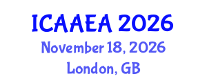 International Conference on Advanced Aerospace Engineering and Aerostructures (ICAAEA) November 18, 2026 - London, United Kingdom