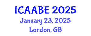 International Conference on Advanced Agricultural and Biosystems Engineering (ICAABE) January 23, 2025 - London, United Kingdom