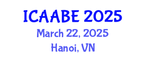International Conference on Advanced Agricultural and Biosystems Engineering (ICAABE) March 22, 2025 - Hanoi, Vietnam