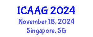 International Conference on Advanced and Applied Geomechanics (ICAAG) November 18, 2024 - Singapore, Singapore
