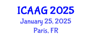 International Conference on Advanced and Applied Geomechanics (ICAAG) January 25, 2025 - Paris, France