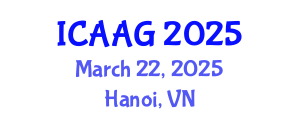 International Conference on Advanced and Applied Geomechanics (ICAAG) March 22, 2025 - Hanoi, Vietnam