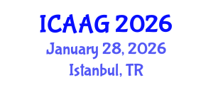 International Conference on Advanced and Applied Geomechanics (ICAAG) January 28, 2026 - Istanbul, Turkey