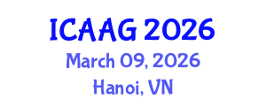 International Conference on Advanced and Applied Geomechanics (ICAAG) March 09, 2026 - Hanoi, Vietnam International Conference on Advanced and Applied Geomechanics (ICAAG) March 09, 2026 - Hanoi, Vietnam