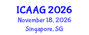 International Conference on Advanced and Applied Geomechanics (ICAAG) November 18, 2026 - Singapore, Singapore