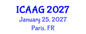 International Conference on Advanced and Applied Geomechanics (ICAAG) January 25, 2027 - Paris, France