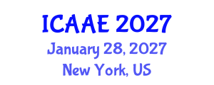 International Conference on Advanced Automotive Electronics (ICAAE) January 28, 2027 - New York, United States International Conference on Advanced Automotive Electronics (ICAAE) January 28, 2027 - New York, United States