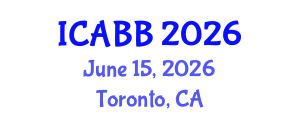 International Conference on Advanced Bioinformatics and Biology (ICABB) June 15, 2026 - Toronto, Canada