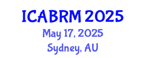 International Conference on Advanced Biomaterials for Regenerative Medicine (ICABRM) May 17, 2025 - Sydney, Australia