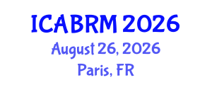 International Conference on Advanced Biomaterials for Regenerative Medicine (ICABRM) August 26, 2026 - Paris, France