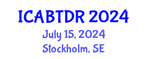 International Conference on Advanced Building Technologies and Disaster Reduction (ICABTDR) July 15, 2024 - Stockholm, Sweden