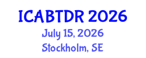 International Conference on Advanced Building Technologies and Disaster Reduction (ICABTDR) July 15, 2026 - Stockholm, Sweden