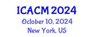 International Conference on Advanced Composite Materials (ICACM) October 10, 2024 - New York, United States