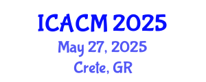 International Conference on Advanced Composite Materials (ICACM) May 27, 2025 - Crete, Greece