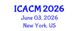 International Conference on Advanced Composite Materials (ICACM) June 03, 2026 - New York, United States