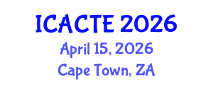 International Conference on Advanced Computer Theory and Engineering (ICACTE) April 15, 2026 - Cape Town, South Africa