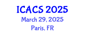 International Conference on Advanced Computing Systems (ICACS) March 29, 2025 - Paris, France