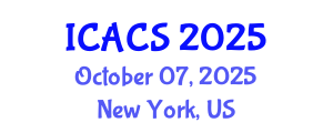 International Conference on Advanced Computing Systems (ICACS) October 07, 2025 - New York, United States