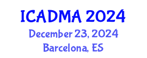 International Conference on Advanced Data Mining and Applications (ICADMA) December 23, 2024 - Barcelona, Spain