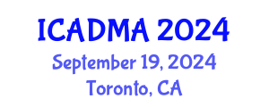 International Conference on Advanced Data Mining and Applications (ICADMA) September 19, 2024 - Toronto, Canada