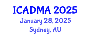 International Conference on Advanced Data Mining and Applications (ICADMA) January 28, 2025 - Sydney, Australia
