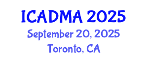 International Conference on Advanced Data Mining and Applications (ICADMA) September 20, 2025 - Toronto, Canada