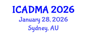International Conference on Advanced Data Mining and Applications (ICADMA) January 28, 2026 - Sydney, Australia