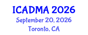 International Conference on Advanced Data Mining and Applications (ICADMA) September 20, 2026 - Toronto, Canada