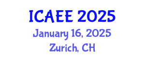 International Conference on Advanced Earthworks Engineering (ICAEE) January 16, 2025 - Zurich, Switzerland