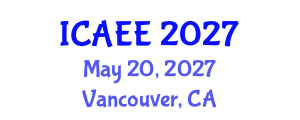 International Conference on Advanced Earthworks Engineering (ICAEE) May 20, 2027 - Vancouver, Canada International Conference on Advanced Earthworks Engineering (ICAEE) May 20, 2027 - Vancouver, Canada